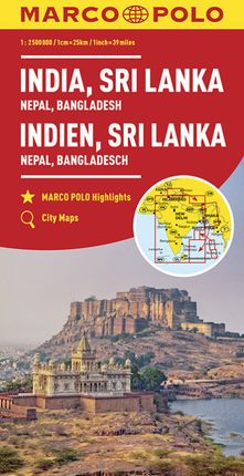 INDIA - SRI LANKA [1:2.500.000] -MARCO POLO
